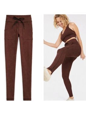OFFLINE By Aerie Mini Houndstooth Drawcord Legging NWOT